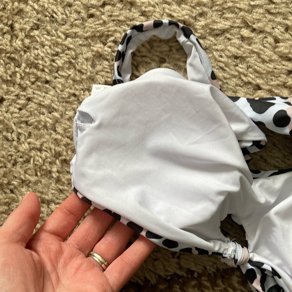 Leopard Print Bikini Top - Picture 5 of 6